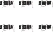 Mellisso 30 Pcs 2 x 1.5V AA Battery Holder Case Box Black W Wire Leads