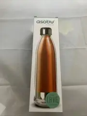 Insulated Thermos Flask Water Travel Bottle Orange Color 18oz Capacity