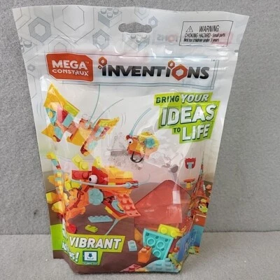Mega Construx Inventions Bright Brick Building Set 5+ Vibrant Ideas New