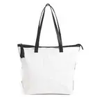 WALTER BAKER Carly Bag Day Tripper white canvas and vegan leather trims
