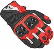 Berik Sprint Motorcycle Gloves, black-red, Size XS for Men Black Red