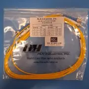 RLH Industries P/N: RLH-JDR2SM-STST-03M ST-ST SM Duplex Fiber Optic Patch 3M