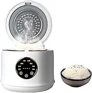 Electric Rice Cooker 2L Household Small Capacity, LED Touchscreen, 7 Modes of Adjustment, for Dormitory, Household
