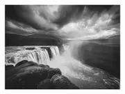 Godafoss Waterfall Canvas Print