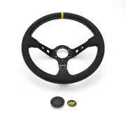 OMP RACING INC #OD0-1956-071 Corsica Steering Wheel Black Leather