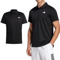 在飛比找ETMall東森購物網優惠-Adidas H.RDY POLO 男 黑色 休閒 運動 網