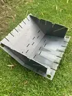 Flat Pack Fire Pit 4mm Steel & Multi Purpose BBQ Grill and Spit Roasting Unit