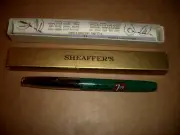 7up Sheaffer's Cartridge Ink Pen 7up Your Thirst Away Get Real Action 1960s