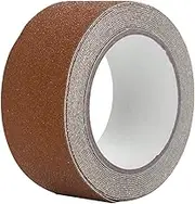 Anti Slip Tape, 2 Inch x 16.4 Ft Grip Tape for Steps, High Traction Friction Abrasive Adhesive Stair Steps(Coffe)