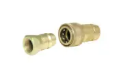 Apache 39040915 Steel Universal Hydraulic Adapter 3/8 x 3/8 Dia. in.
