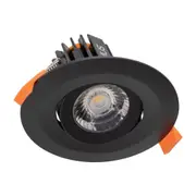 Cell Recessed LED Downlight W110mm 13W Black 5CCT - 21689
