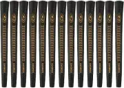 Avon Chamois Black Jumbo Golf Grips - Set of 13 - New