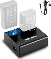NEEWER NC2-Z1 Dual Slot Battery Charger Kit for NEEWER Z2 Z1 Z760 Z880 TTL Speedlite Flash, 7.4V/2600mAh Li ion Battery, DC 8.4V/5V Output AC USB Charger with AC Power Cord (AU Plug)