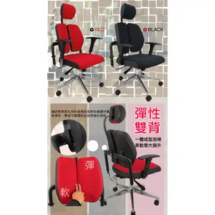 LOGIS 人體工學牛頓雙背墊PU成型泡棉網布DIY-GIS-15電腦椅