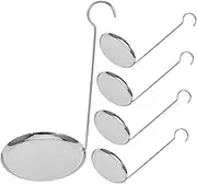 Gatuida 5Pcs Stainless Steel Non Stick Pancake Maker Mold Egg Patty Cooking Utensils for Family Breakfasts Effortless Food Release Precise Shape
