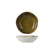Tuxton China Inc Artisan Geode 5-1/2 oz. Walnut Porcelain Fruit Dish - 2 Doz
