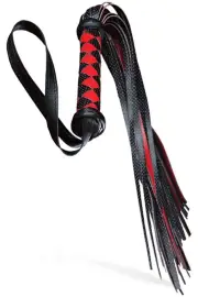 Adam and Eve Vegan Leather Diamond Patterned Flogger