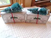 CST SUGARED SPRUCE SCENTED BAR SOAP X2 VINTAGE PACKAGE TREE ORNAMENT 7 oz. ea.