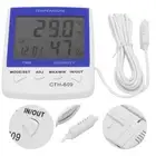 CTH‑609 Digital Thermometer Hygrometer Temperature Humidity Meter Farm LIF