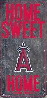 MLB Los Angeles Angels Unisex Los Angeles Angels Home Sweet Home Sign, Team Color, 6 x 12