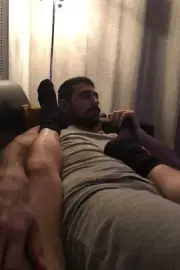 [F122] Male Model Showing Off Body To Viewer Fine Art Hunky Physique