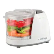 PREMIUM LEVELLA PMC156 1.5 Cup Mini Food Chopper in White
