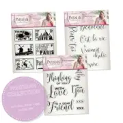 Crafter's Companion Sara Signature Parisian Stamps 644077 New P5