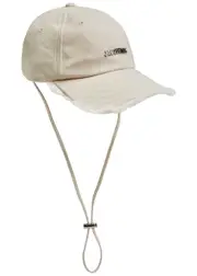 Jacquemus La Casquette Artichaut Canvas cap - Off White 56 (56cm / S)