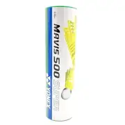 Badminton Shuttlecock YONEX Mavis 500 Super Nylon Shuttlecock Pack of 6 NAU