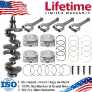 Crankshaft Con Rod Piston Rings Kit For 2012-17 Hyundai Accent Kia Rio 1.6L DOHC