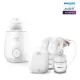 【PHILIPS AVENT】親餵經典組 雙邊電動吸乳器送溫奶器(SCF316+SCF358)