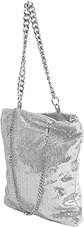 [Baluue] Multi-use Women's Shoulder Bag Sequin Beaded Pouch for Everyday Styling