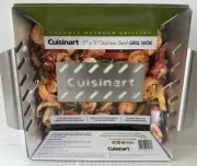 Cuisinart Stainless Steel Grill Wok 11"X11" Gourmet Outdoor Grilling