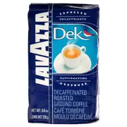 Lavazza Dek Espresso Decaffeinated Roast Ground Coffee by Lavazza for Unisex - 8.8 oz Coffee