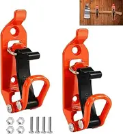 2 PCS Shovel Holders,Shovel Mount for Roof Truck Clamps,Quick Release Axe Holder with Screws,Metal Rubber Clamps,for Roof Rack,Truck,Boats and Workshop Equipment and Tools