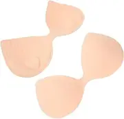 [WESIEVYA] 2pcs Bra Pads Inserts Sports Bra Cups Inserts Removable Bra Pad Enhancers Inserts for Yoga Exercise