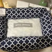 Soft plush Small rectangular pet bed Dog / Cat NEW Memory Foam Posse Pet 24”x18”