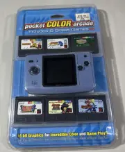 Neo Geo Pocket Color Arcade Console w/ 6 Games *NEW Factory Sealed Blisterpack