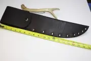 Custom Leather { DEXTER 32-12 /UNIVERSAL FLAP OVER } Knife Sheath -U.S.A.