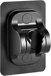 Wall Mount Strong Adhesive Shower Holder, Large Self-Adhesive Shower Bracket for Handheld Shower Head for Bathroom (Black)