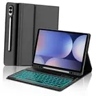 Samsung Galaxy Tab S10+ Plus 2024/S9 Plus Keyboard Case12.4 inch Backlit Black