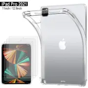 Clear Case For iPad Pro 11 Inch M1 2021 (3rd Gen), Soft Protective Back Shell