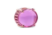 Pandora Colours Pink Oval Cabochon Charm -