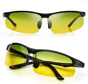 [UpaClaire] Night Vision Glasses and High Definition Polarized Sports Sunglasses