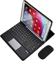 Jarttarn Touchpad Keyboard Case Compatible with Galaxy Tab A9+/A9 Plus,Model(SM-X210, SM-X215, SM-X216B) Built-in Stand, with Pen Slot, Keyboard Case with Mouse (Black)