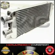 Universal Twin Turbo Intercooler 2-In 1-Out 32 x 12 x 3 Front mount Aluminum (for: Subaru)