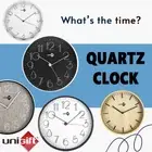 Quartz Round Wall Clock 25-30cm Battery Powered Analogue Office Home Room Decor