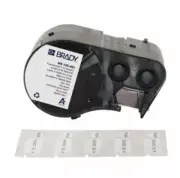 Brady M5-120-492 Precut Label Cartridge,White,Matte