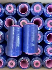 50 Spools LAPIS BLUE ROYAL Multi Purpose Serger Sewing Threads S/2 T27 Quality