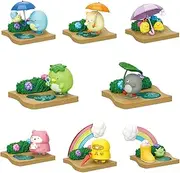 Reement Sumikko Gurashi Rainy Day Sanpo Box Product, 8 Types, 8 Pieces, Approx. H 2.8 x W 5.5 x D 1.6 inches (70 x 140 x 40 mm)